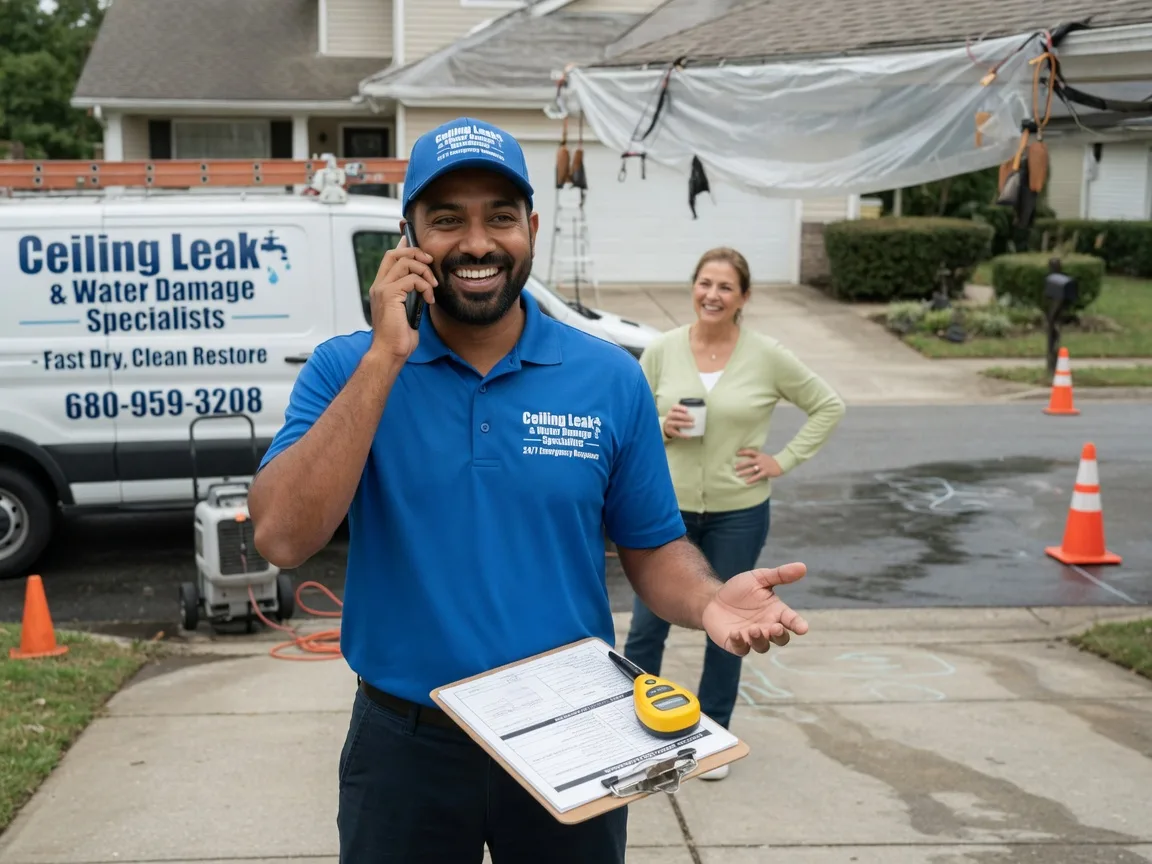 Ceiling Leak Cleanup South Jordan, UT FAQs